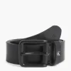 Calvin Klein Cinto De Pele Ck Preto Discount