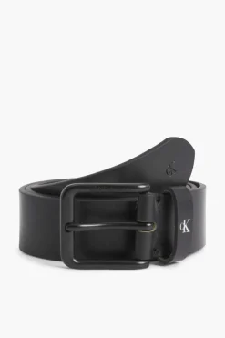 Calvin Klein Cinto De Pele Ck Preto Discount