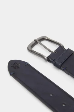 Springfield Cinto Efeito Pele Basico Azul Best