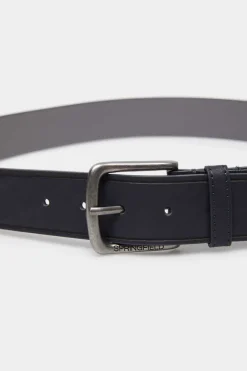 Springfield Cinto Efeito Pele Basico Azul Best