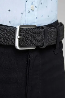 Jack & Jones Cinto Entrancado Preto Clearance