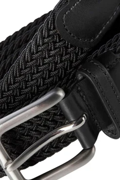 Jack & Jones Cinto Entrancado Preto Clearance