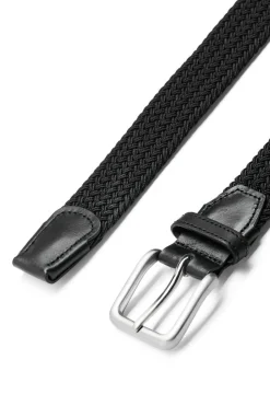 Jack & Jones Cinto Entrancado Preto Clearance