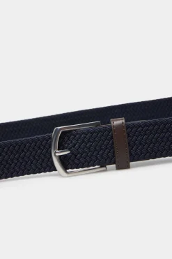 Springfield Cinto Entrancado Basico Monocolor Azulado Discount