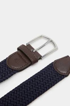 Springfield Cinto Entrancado Basico Monocolor Azulado Discount