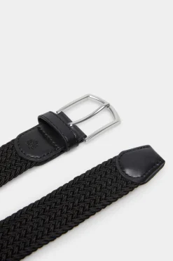 Springfield Cinto Entrancado Basico Monocolor Preto Outlet