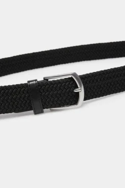 Springfield Cinto Entrancado Basico Monocolor Preto Outlet