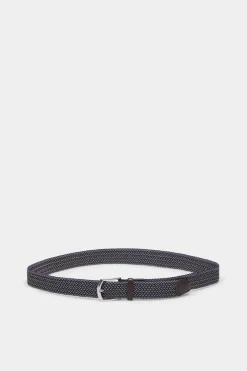 Springfield Cinto Entrancado Bicolor Espiga Azulado Online