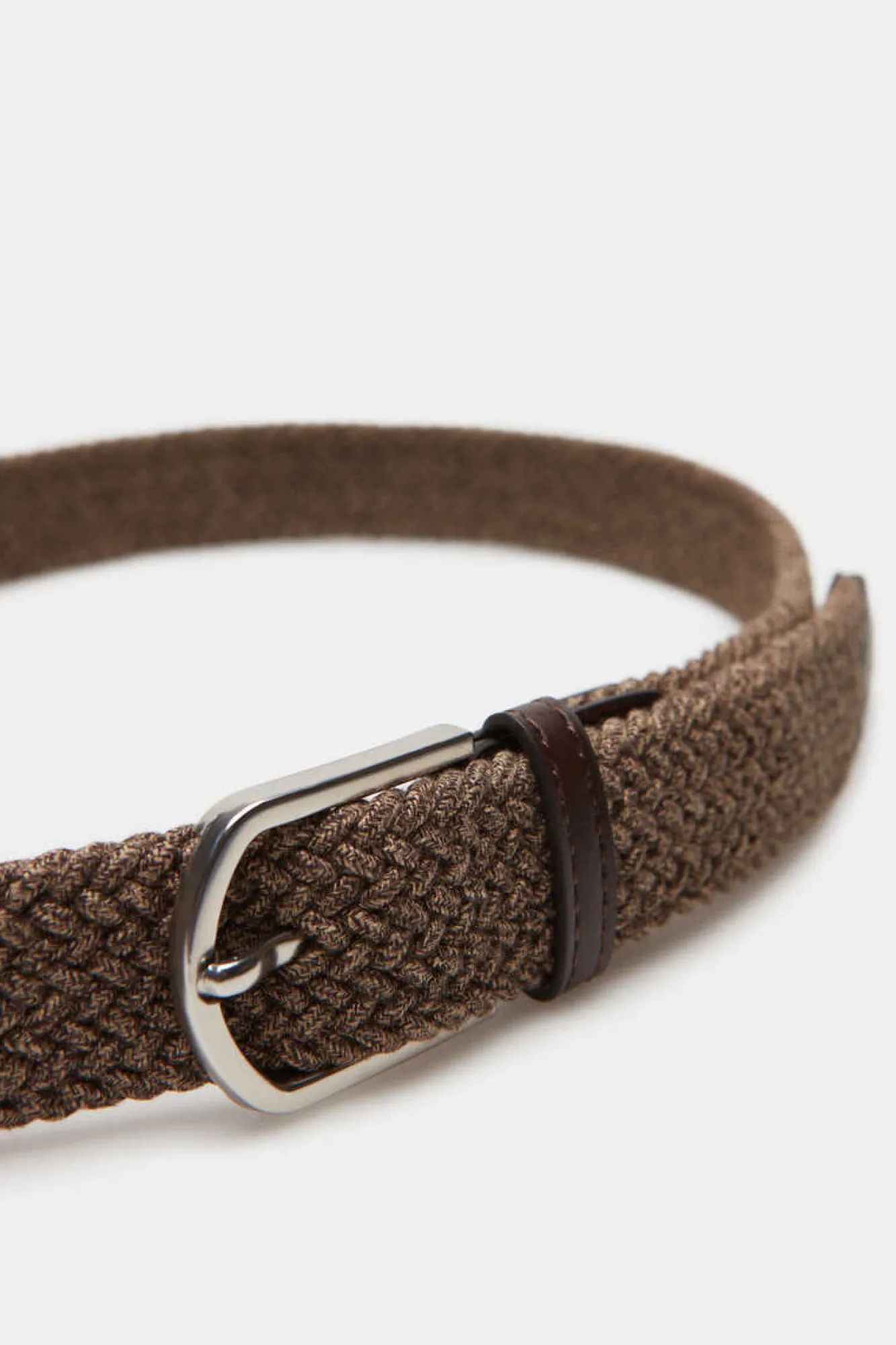 Springfield Cinto Entrancado Jaspeado Castanho Online