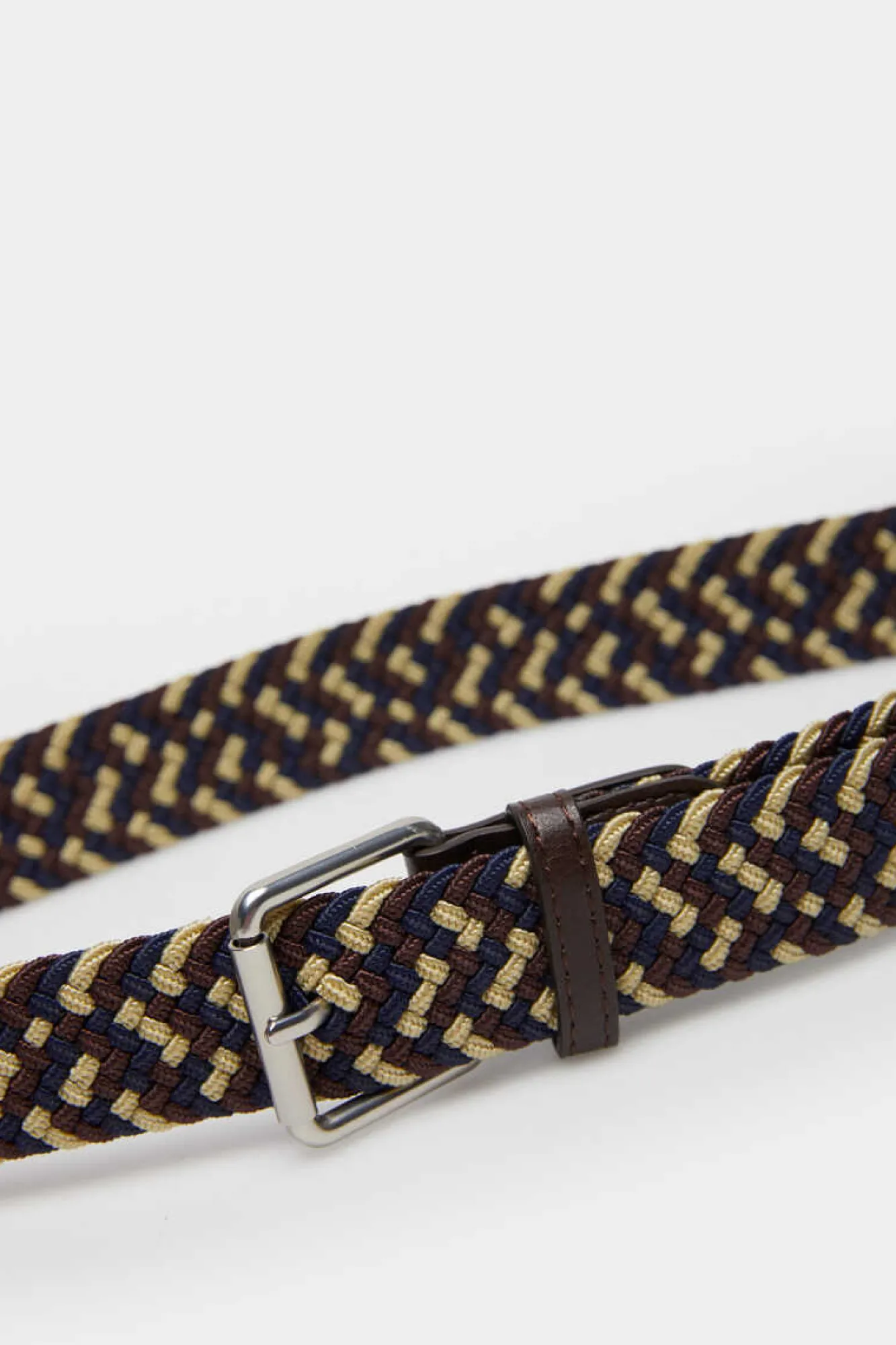 Springfield Cinto Entrancado Multicolorido Castanho Discount