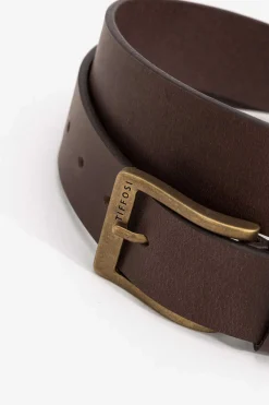 Tiffosi Cinto Pele Mad Castanho Outlet