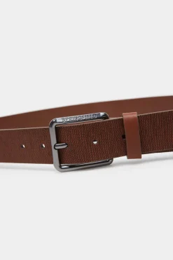 Springfield Cinto Textura Efeito Pele Torrado