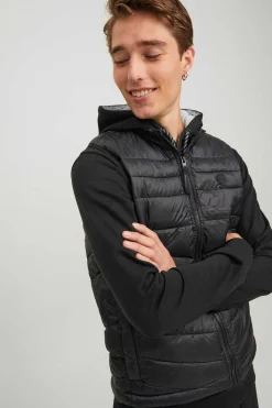 Jack & Jones Colete Acolchoado Preto