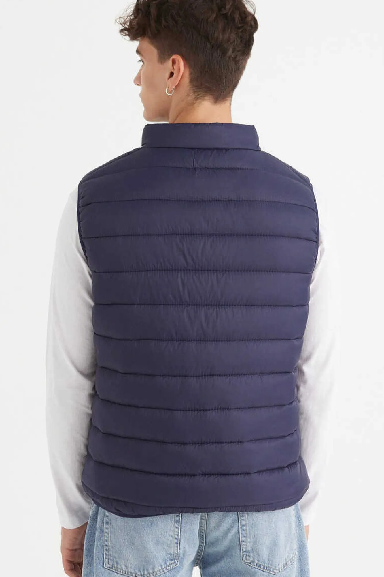 Inside Colete Acolchoado Azul New