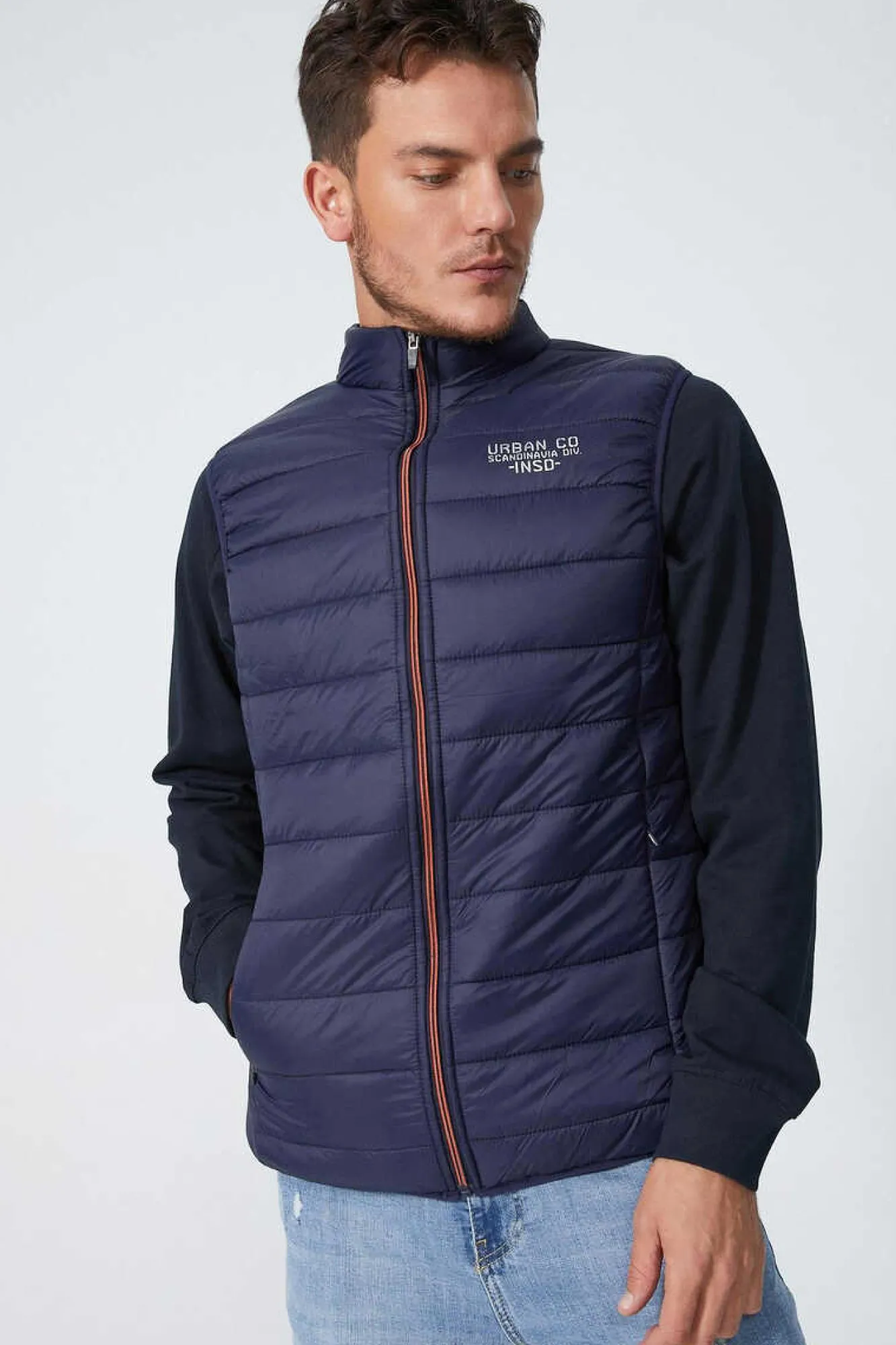 Inside Colete Acolchoado Azul New