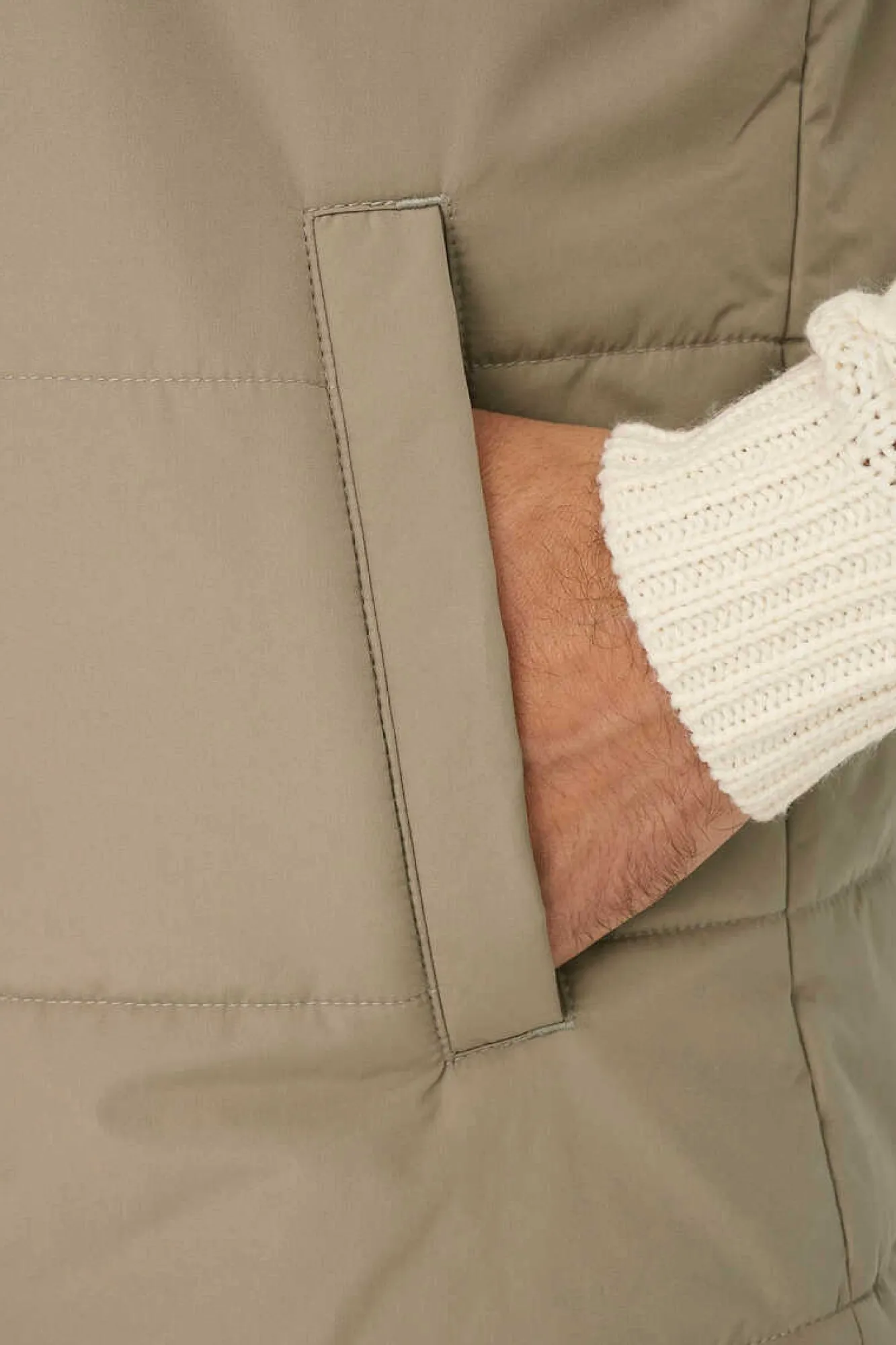 Only & Sons Colete Acolchoado Castanho Best