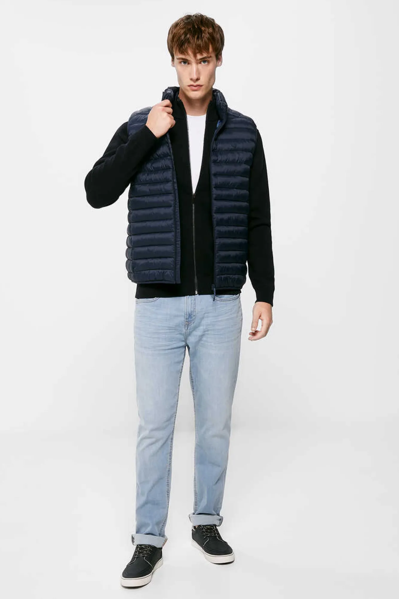 Springfield Colete Acolchoado Azul Online