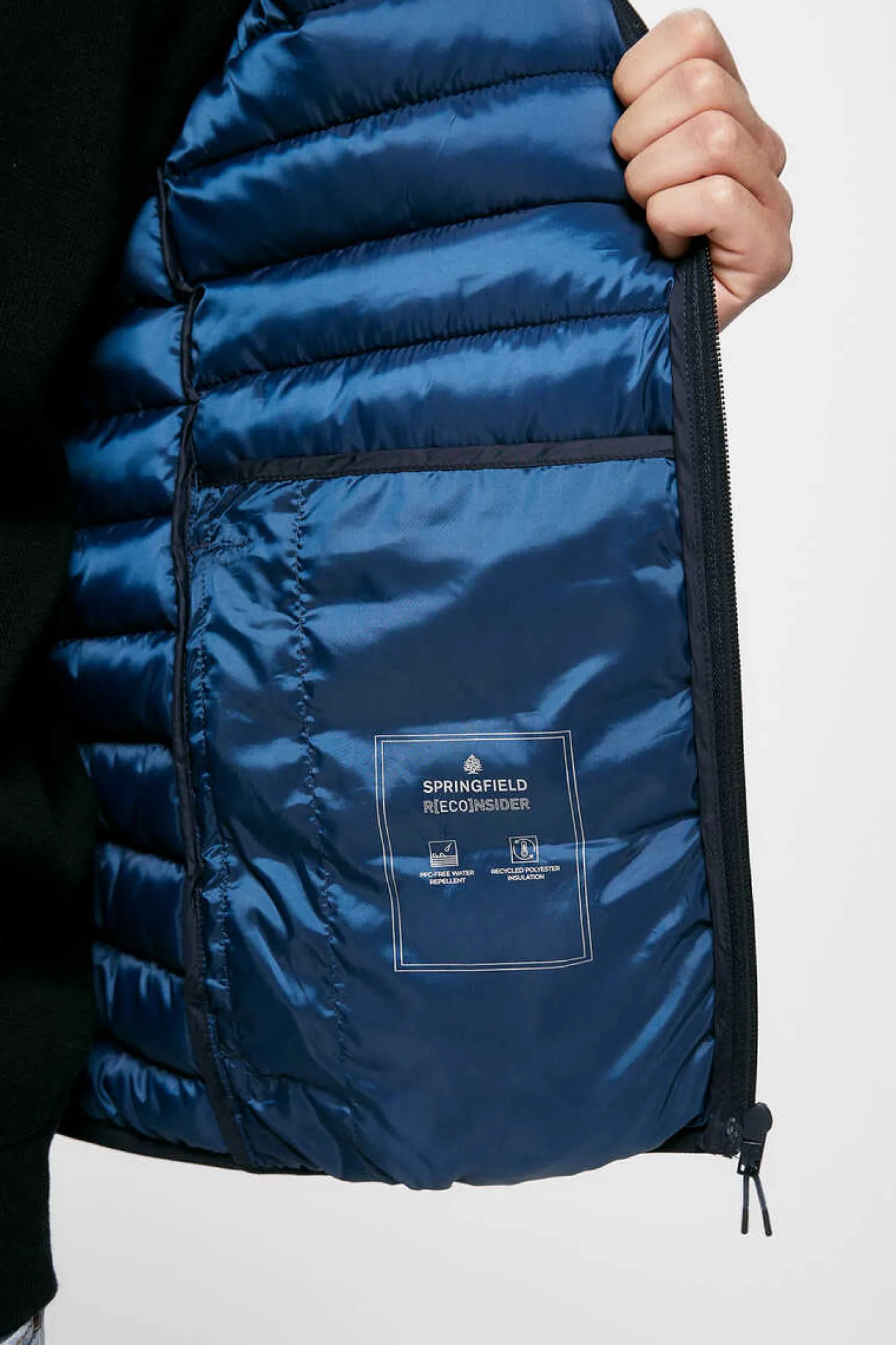 Springfield Colete Acolchoado Azul Online