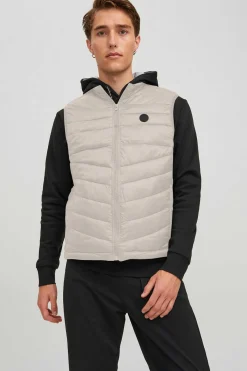 Jack & Jones Colete Acolchoado Cinza New