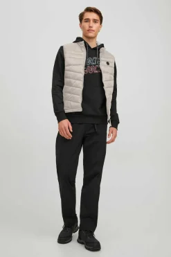 Jack & Jones Colete Acolchoado Cinza New