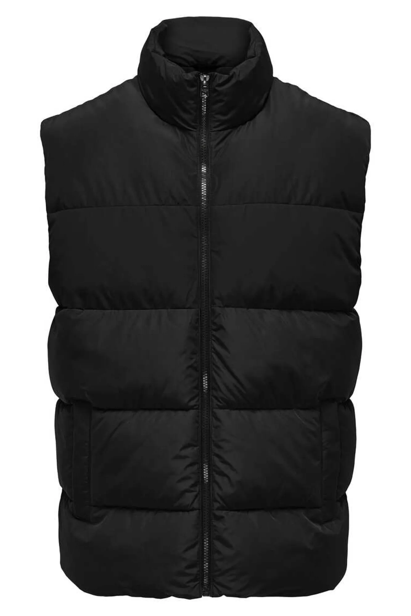 Only & Sons Colete Acolchoado Preto New