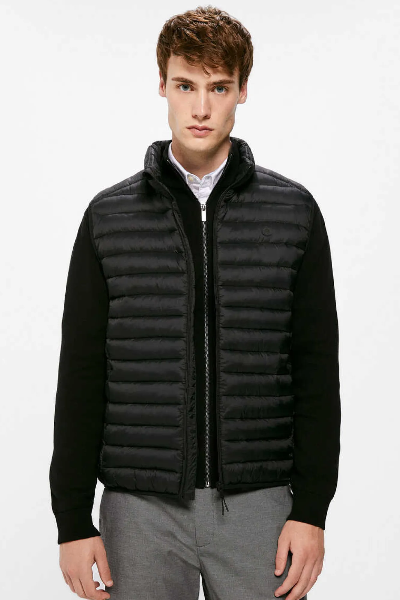 Springfield Colete Acolchoado Preto Outlet