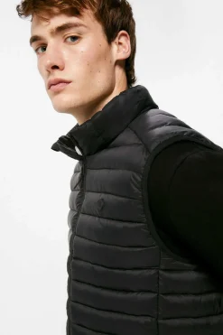 Springfield Colete Acolchoado Preto Outlet