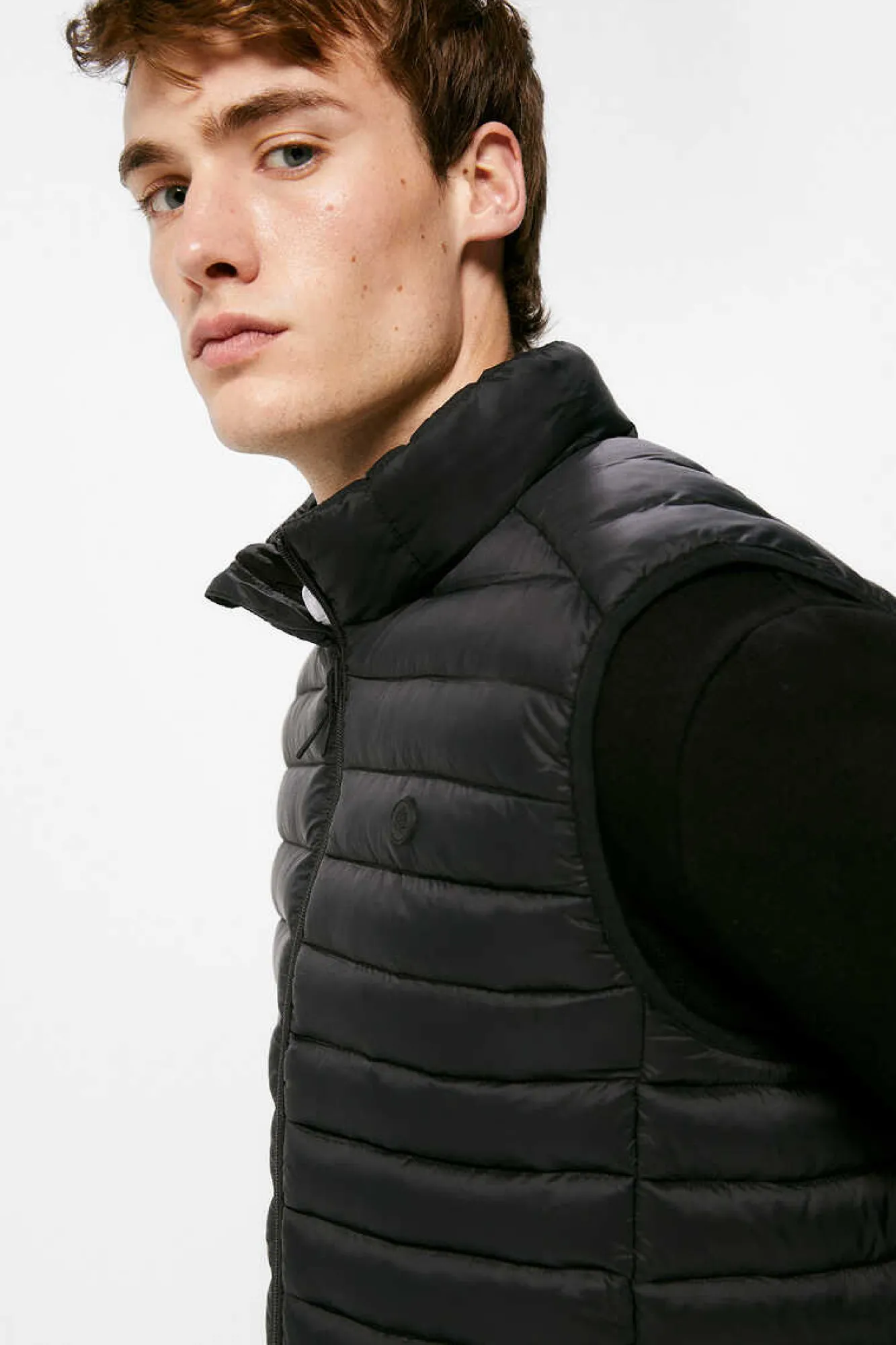 Springfield Colete Acolchoado Preto Outlet