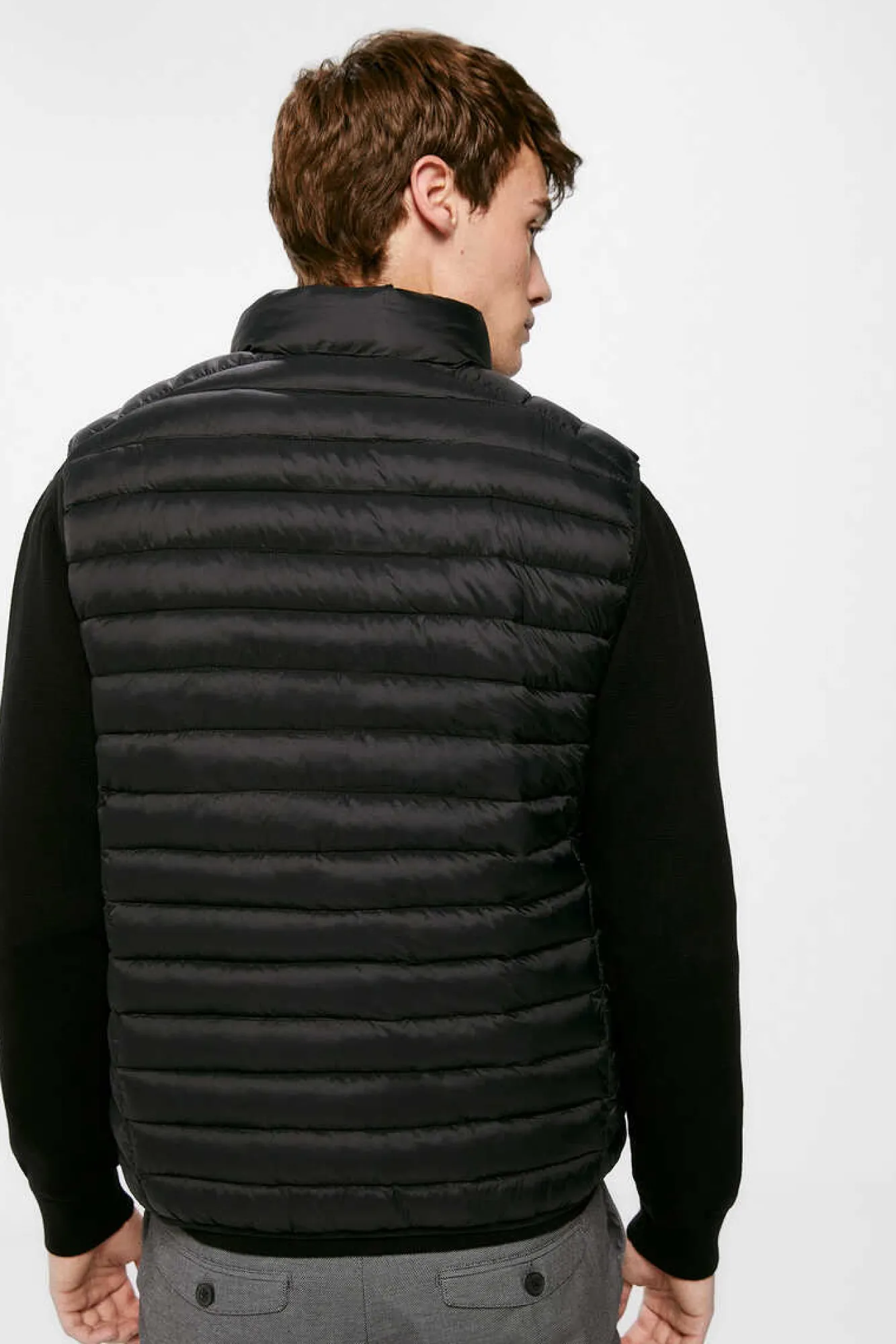 Springfield Colete Acolchoado Preto Outlet