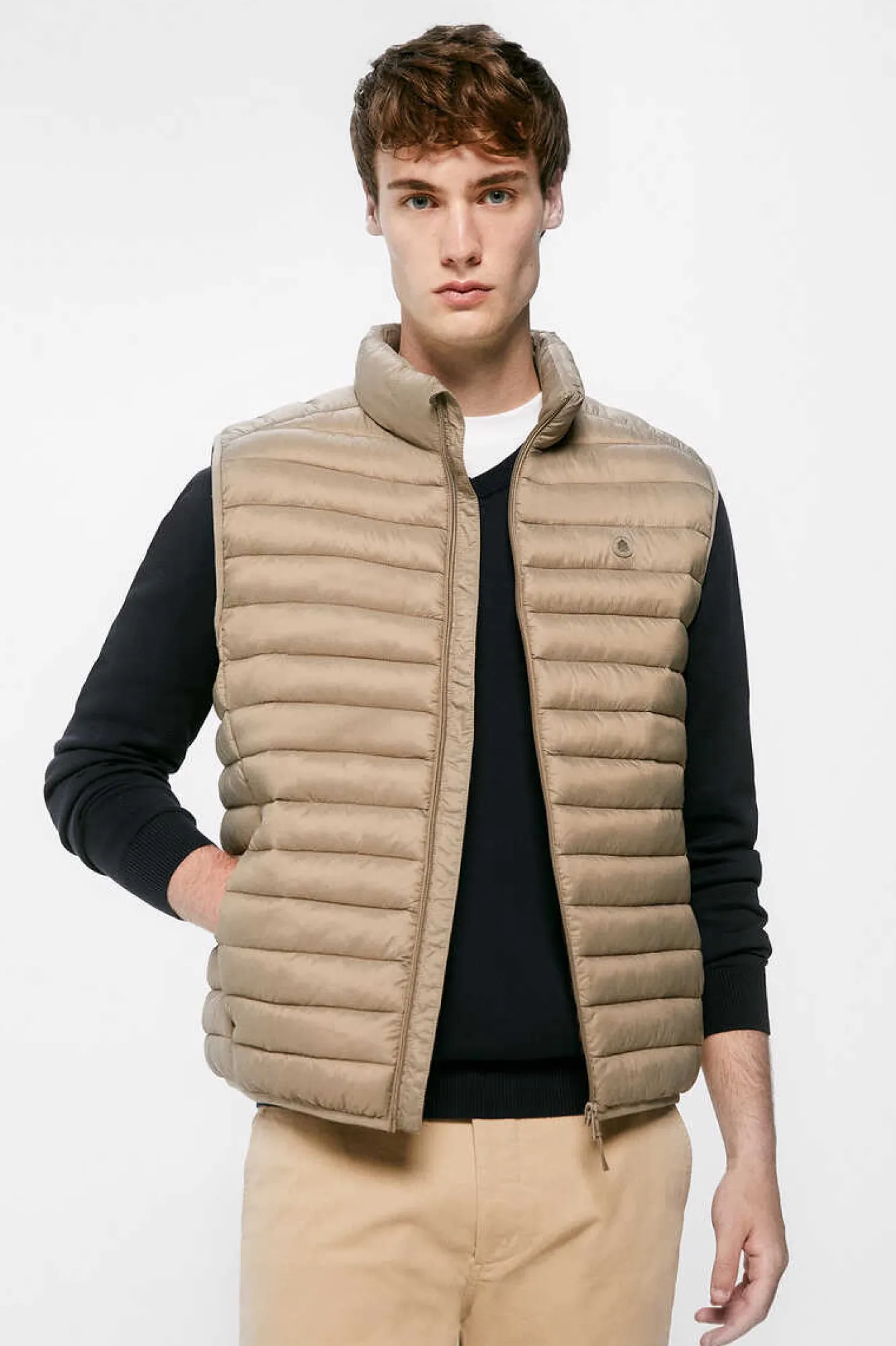 Springfield Colete Acolchoado Brown Sale