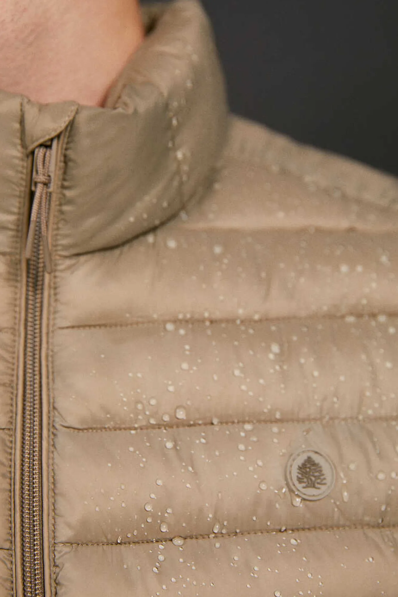 Springfield Colete Acolchoado Brown Sale