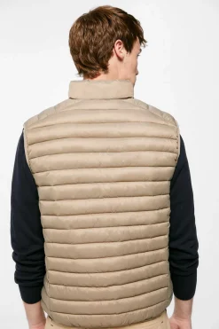 Springfield Colete Acolchoado Brown Sale