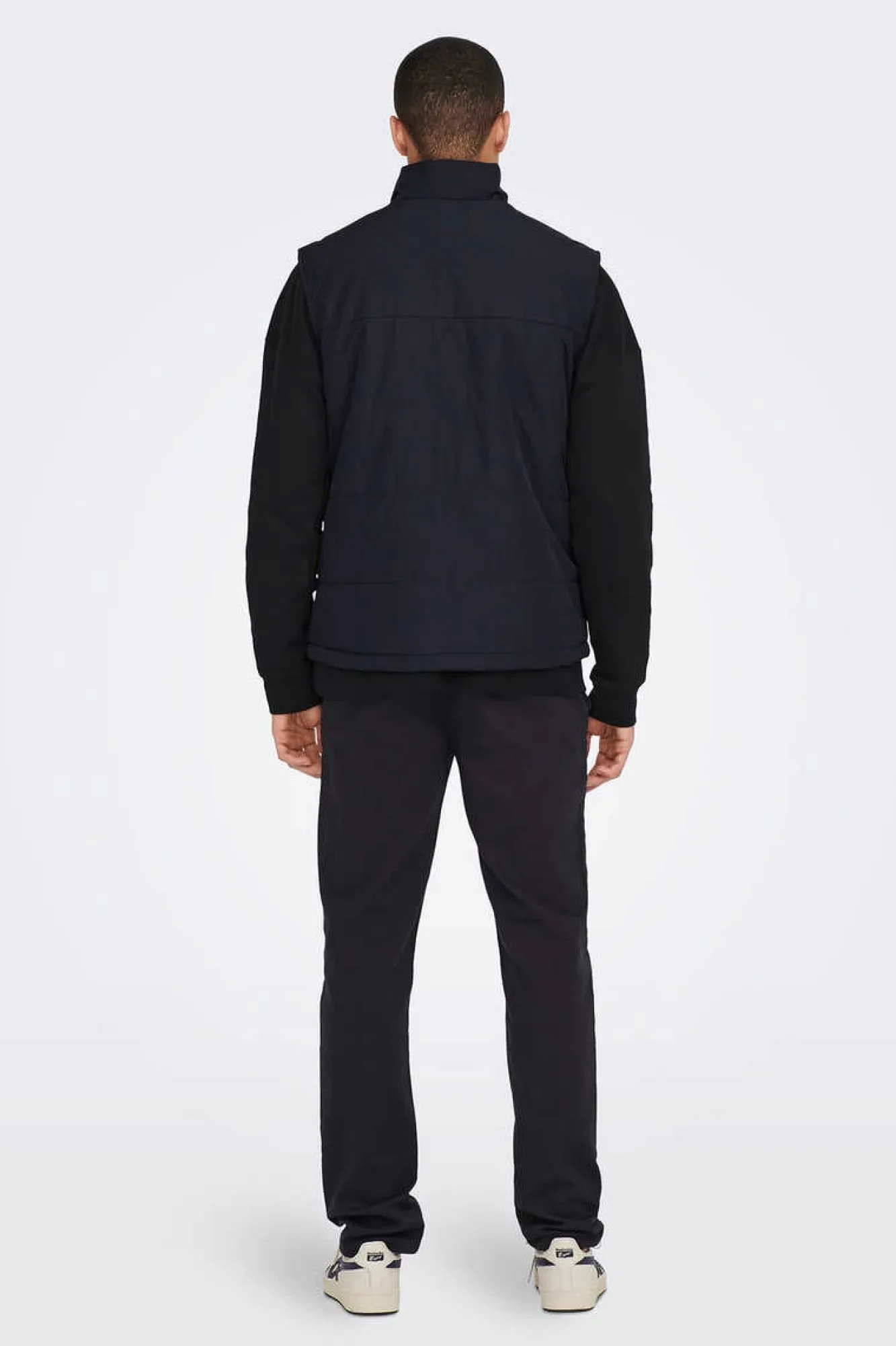 Only & Sons Colete Acolchoado Azul Discount