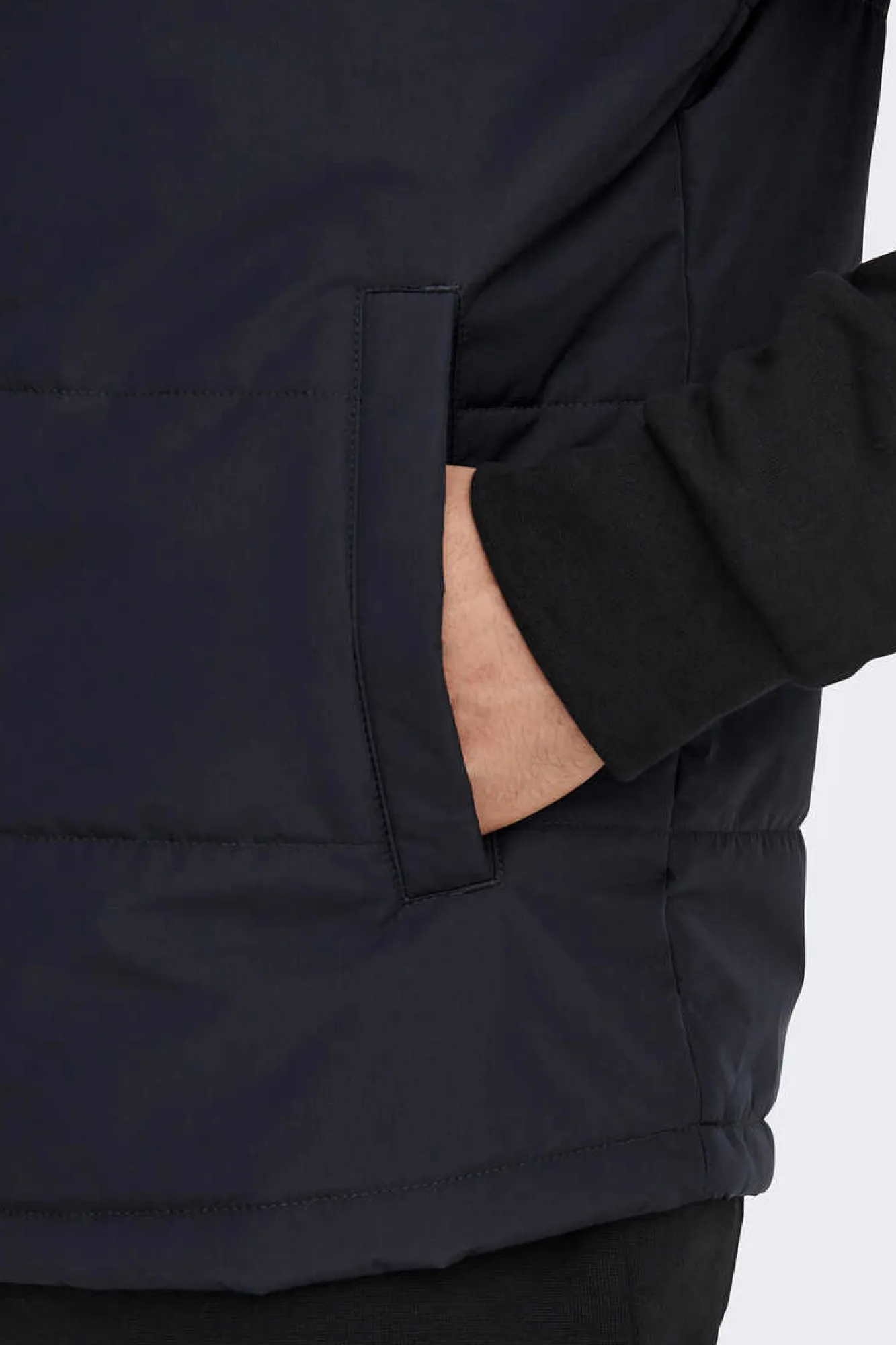 Only & Sons Colete Acolchoado Azul Discount