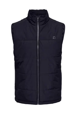 Only & Sons Colete Acolchoado Azul Discount