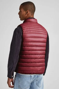 Pepe Jeans Colete Acolchoado Vermelho Discount