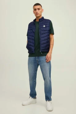 Jack & Jones Colete Acolchoado Azul Clearance