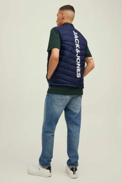 Jack & Jones Colete Acolchoado Azul Clearance