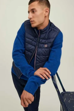 Jack & Jones Colete Acolchoado Marinho Online