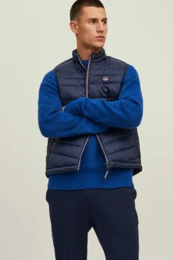 Jack & Jones Colete Acolchoado Marinho Online