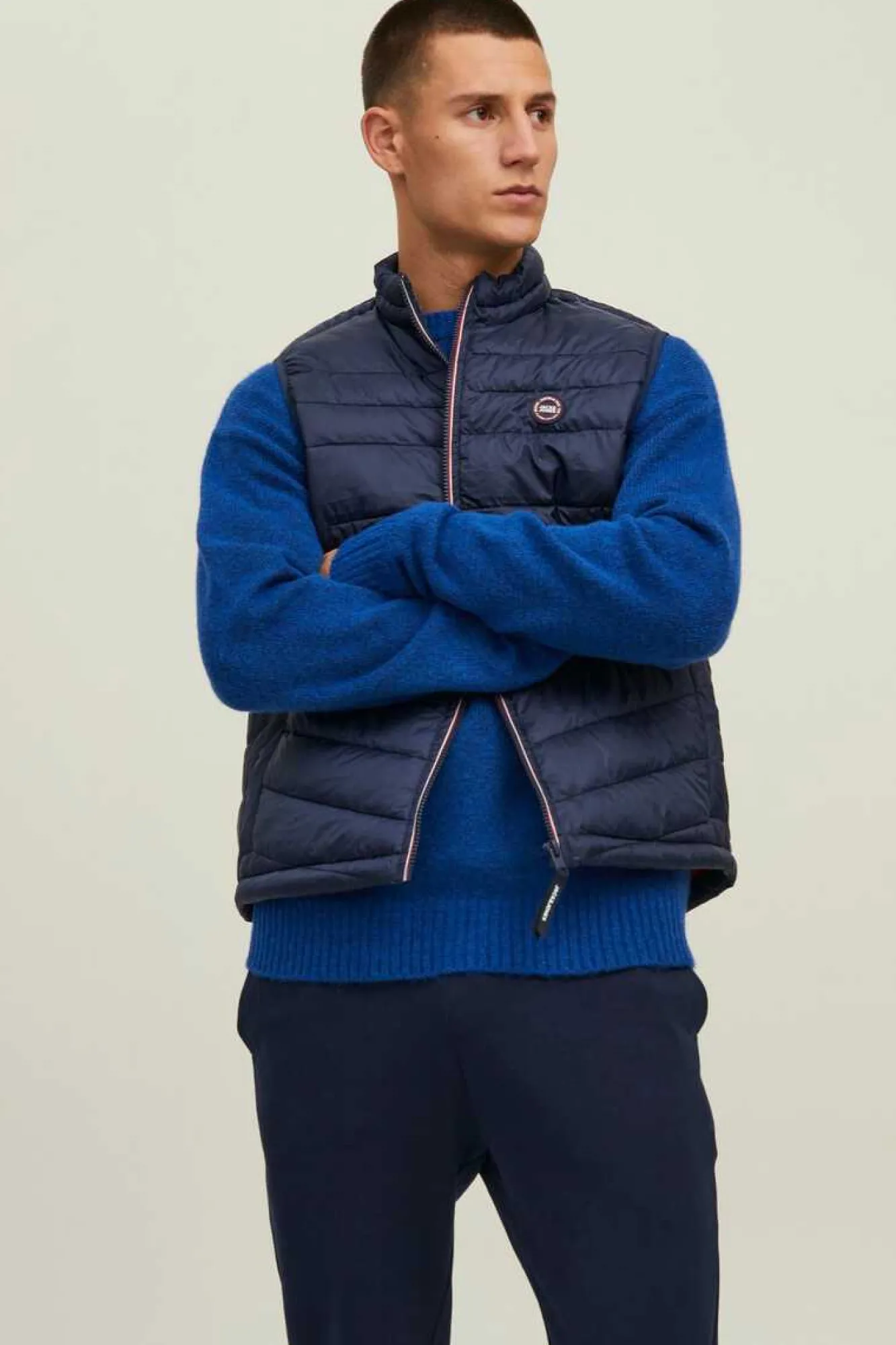 Jack & Jones Colete Acolchoado Marinho Online