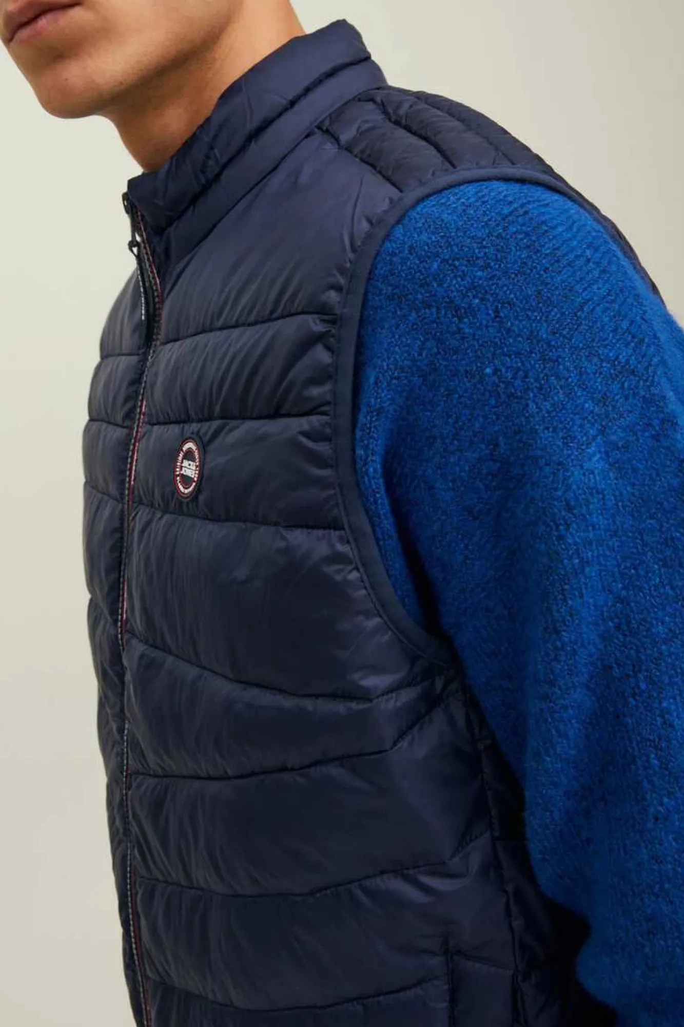 Jack & Jones Colete Acolchoado Marinho Online