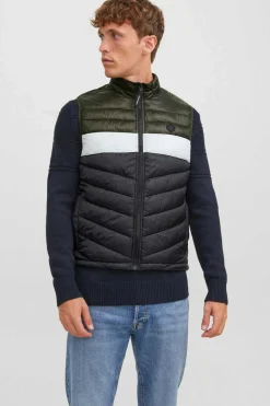 Jack & Jones Colete Acolchoado Verde Outlet