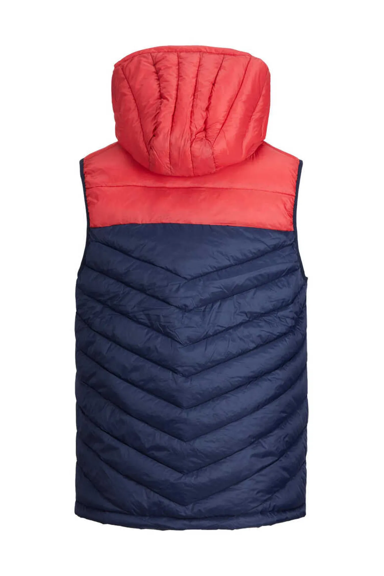 Jack & Jones Colete Acolchoado Com Capuz Marinho Clearance