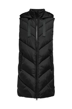 JDY Coletes-Colete Acolchoado Com Capuz