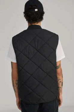 Springfield Colete Acolchoado Gola Bomber Preto Best