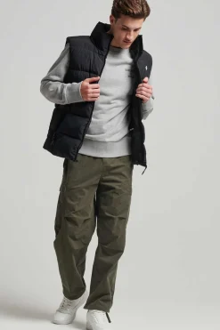 Superdry Colete Acolchoado Sports Preto Outlet