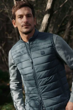 Ooto Colete Alcolchado Ultraleve Impermeavel Azul