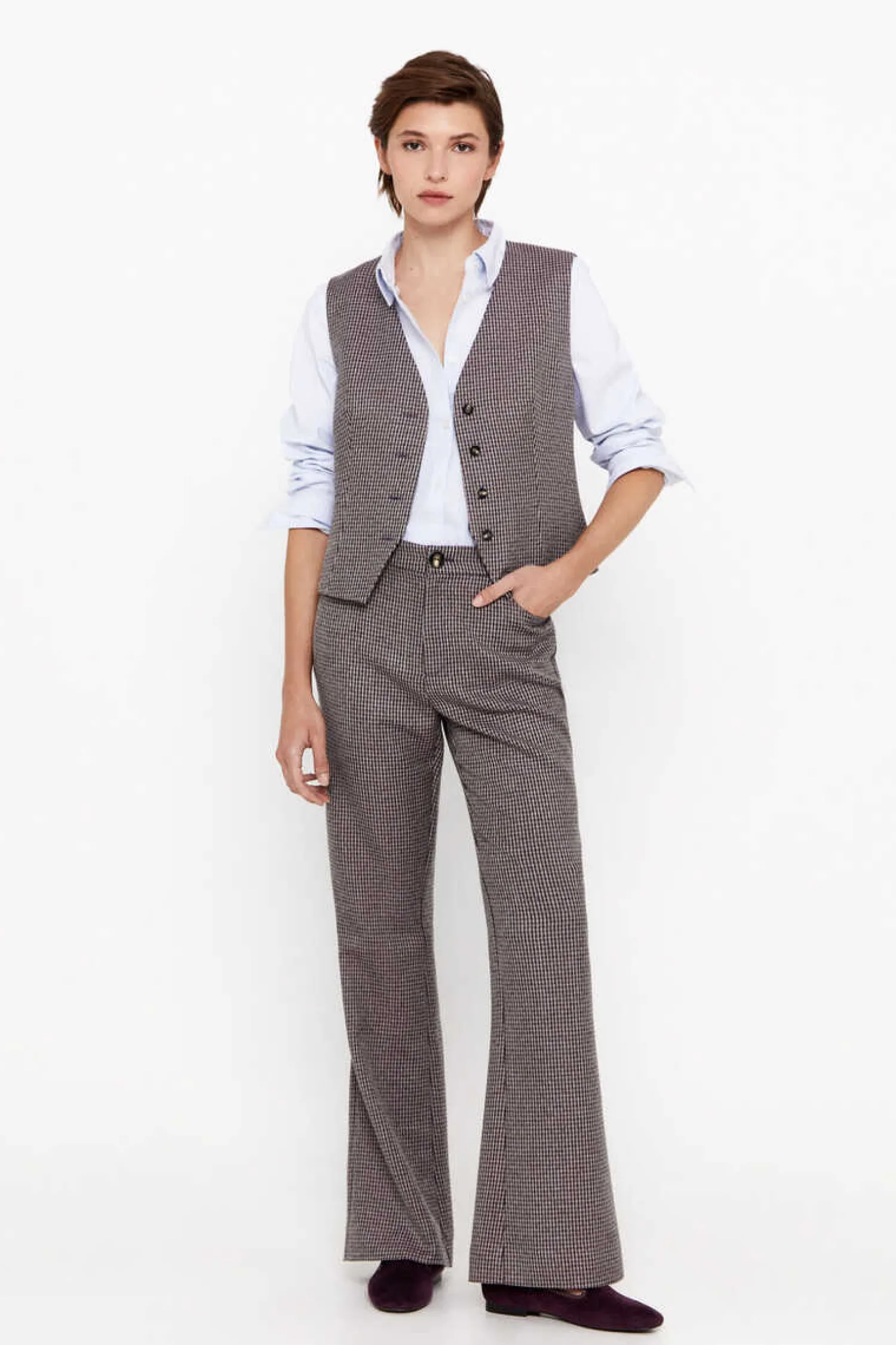 Cortefiel Coletes-Colete Aos Quadrados