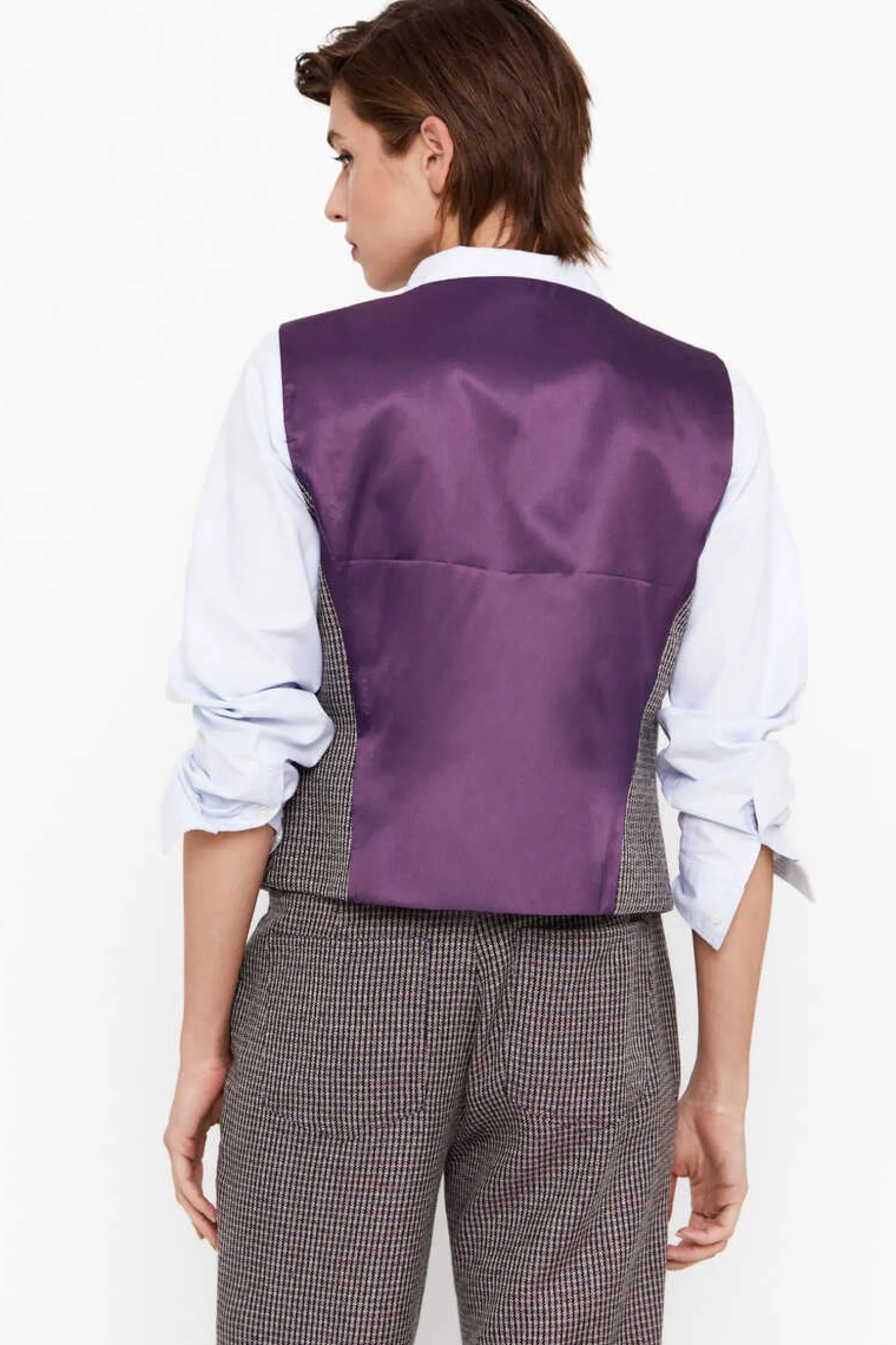 Cortefiel Coletes-Colete Aos Quadrados